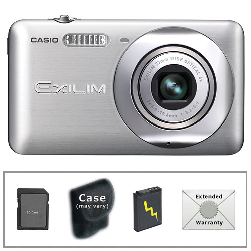 SR EX-Z800 EXILIM CASIO シルバー14.1メガピクセル EX-Z800 EXILIM 【美品】CASIO Digital Zoom Optical 4x MP 14.1 Camera デジタルカメラ
