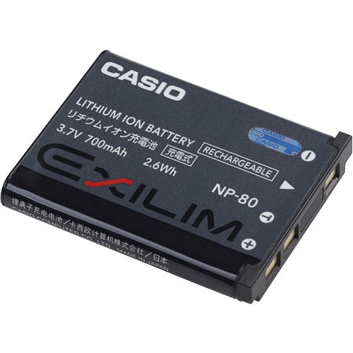 Casio NP-80 Rechargeable Lithium-Ion Battery