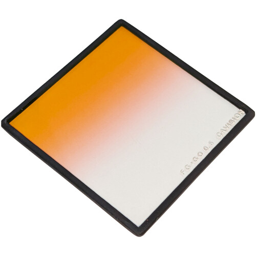 Cavision 3 x 3" Soft-Edge Graduated Orange 0.6 Filter (2-Stop)