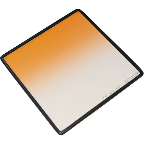 Cavision 4 x 4" Soft-Edge Graduated Orange 0.3 Filter (1-Stop)