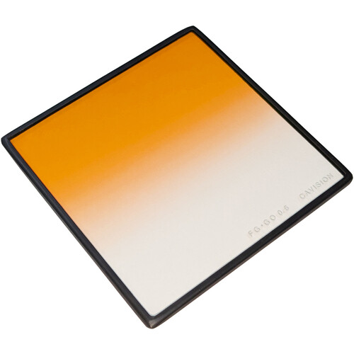 Cavision 4 x 4" Soft-Edge Graduated Orange 0.6 Filter (2-Stop)