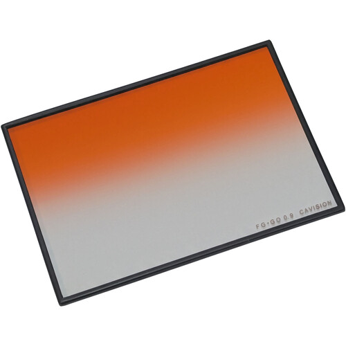 Cavision 4 x 5.65" Soft-Edge Graduated Orange 0.9 Filter (3-Stop)