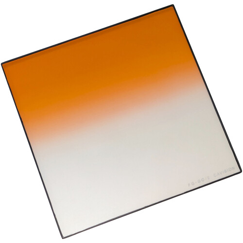 Cavision 5.65 x 5.65" Soft-Edge Graduated Orange 0.6 Filter (2-Stop)