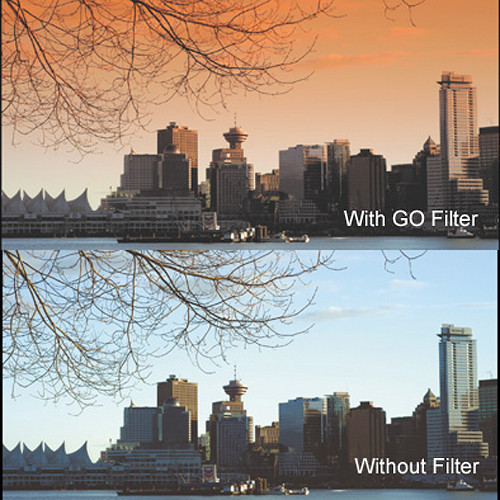 Cavision 5.65 x 5.65" Soft-Edge Graduated Orange 0.9 Filter (3-Stop)