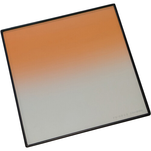 Cavision 6.6 x 6.6" Soft-Edge Graduated Orange 0.3 Filter (1-Stop)