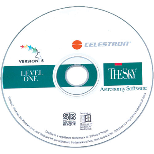 Celestron The Sky CD-ROM Software for Windows