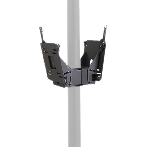 Chief FDP-4101B Dual Small Flat Panel Display Pole Mount (Black)