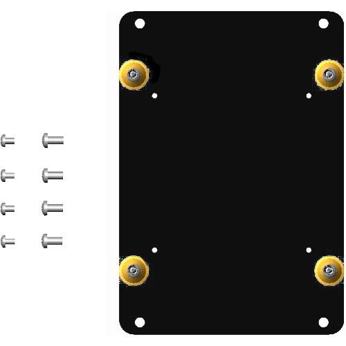 Chief FSB-4215B Custom Interface Bracket for Chief Small Flat Panel Mounts (Black)