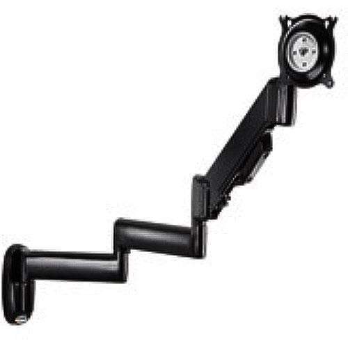 Chief KWB110B Height-Adjustable Triple Swing Arm Wall Mount (Black)