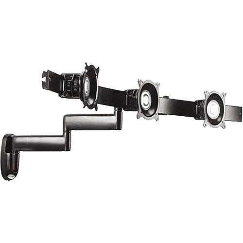 Chief Triple Horizontal Monitor Arm Wall Mount (Black)