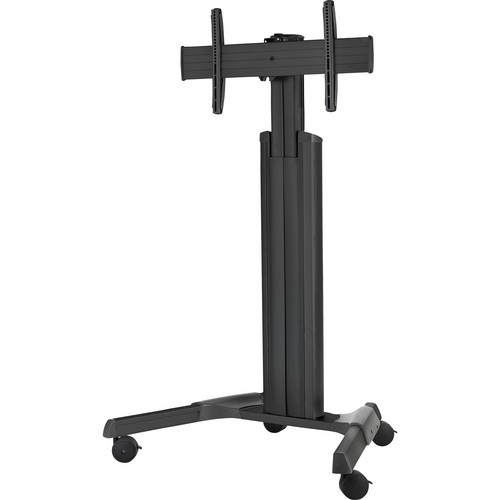 Chief LPAU Series Large Fusion Manual Height Adjustable Mobile AV Cart (Black)