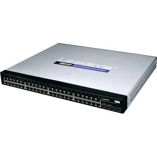 Cisco 48-Port 10/100/1000 Managed Gigabit Switch SRW2048 B&H