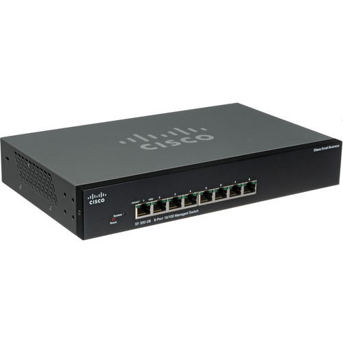 Cisco SF300-08 8 Port 10/100 Small Business Switch