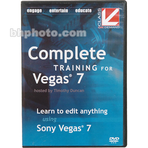 Class on Demand Complete Training for Sony Vegas 7 Training DVD
