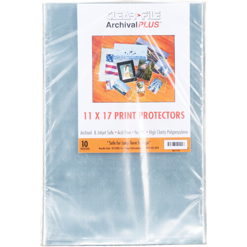 ClearFile Print Protector (11 x 17", 10-Pack)