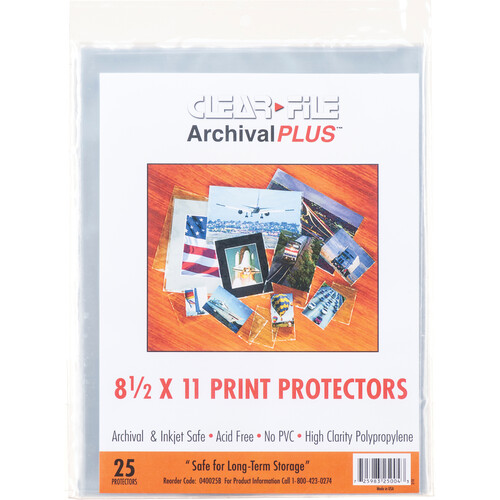 ClearFile Print Protector (8.5 x 11", 25-Pack)