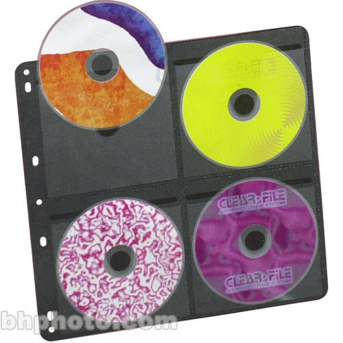 ClearFile Archival PLUS CD/DVD Page (Pack of 500)