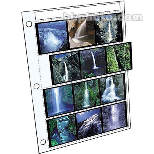 ClearFile Archival Elite HW Negative Page - 120mm - 4 Strips of 3 Frames - Pack of 10