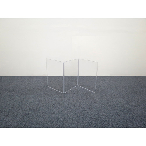 ClearSonic A18 3-Section Acrylic Drum Shield with Flexible Full-Length Hinges and Cable Cutouts