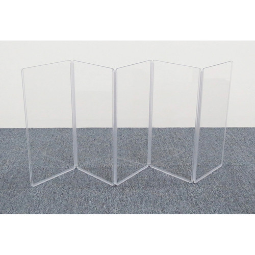 ClearSonic A2 5-Section Acrylic Amp Shield with Flexible Full-Length Hinges and Cable Cutouts