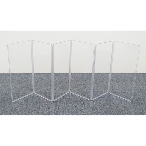ClearSonic A2 6-Section Acrylic Amp Shield with Flexible Full-Length Hinges and Cable Cutouts