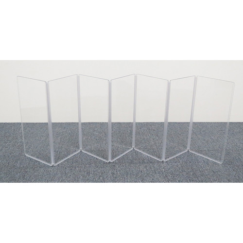 ClearSonic A2 7-Section Acrylic Amp Shield with Flexible Full-Length Hinges and Cable Cutouts