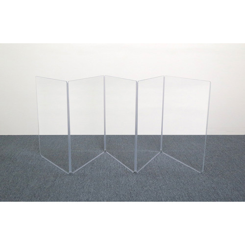 ClearSonic A3 5-Section Acrylic Amp Shield with Flexible Full-Length Hinges and Cable Cutouts