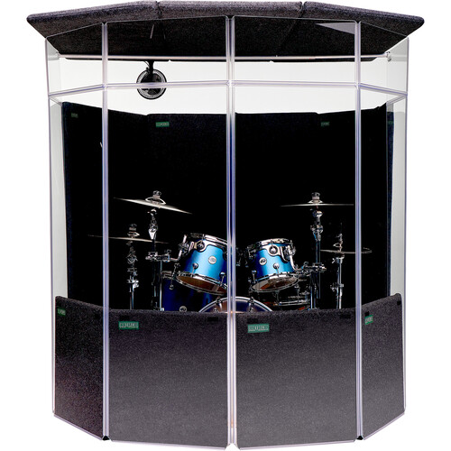 ClearSonic IsoPac B Portable Drum Isolation Booth (6' W x 7' D x 6.5' H)