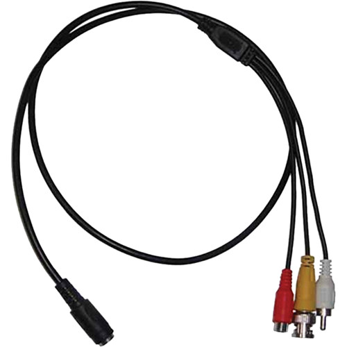 Clover Electronics CA005 6-Pin DIN Break Out Cable with Audio (2')