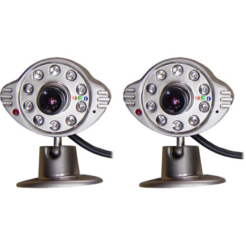 Clover Electronics OC9902 Color Security Camera Day/Night Viewing (2-Pack)