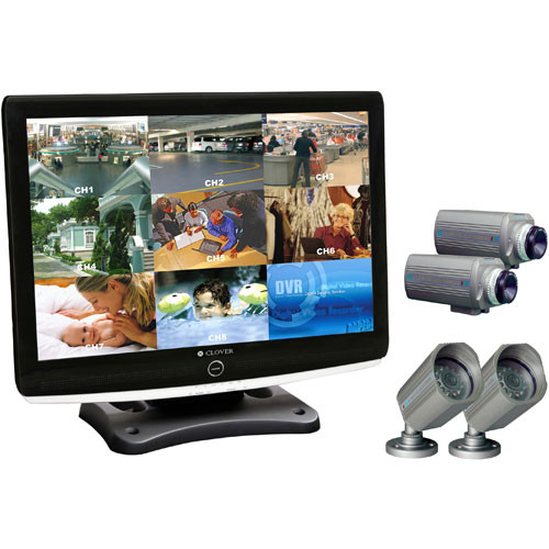 Clover Electronics TFT2284C Surveillance Package - Kit Includes: