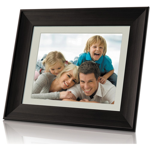Coby DP862 8" Digital Photo Frame with Multimedia Playback (Wooden)