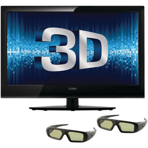 Coby LED3DTV4086 40" Class 3D LED TV w/ 2 Pairs of 3D Glasses