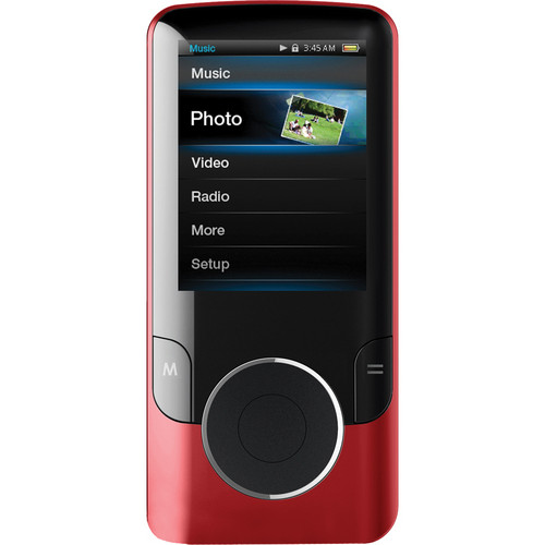 Coby MP707 MP3 Player (Red)