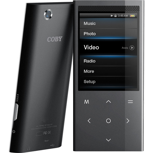 Coby MP768-4G 2.4" Touchpad Video MP3 Player (4GB)