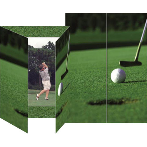 Collector's Gallery Gate Event Golf Photo Folder, 4 x 6" Model PF5854V (Portrait Format)