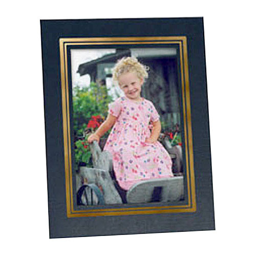 Collector's Gallery Easel Picture Frame for 8 x 10" Print  with Gold Border , Model PF5930-810