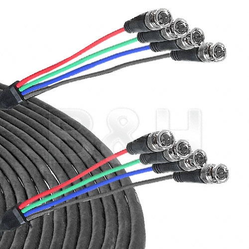 Comprehensive 4-BNC Male to 4-BNC Male Component Cable - 10 ft