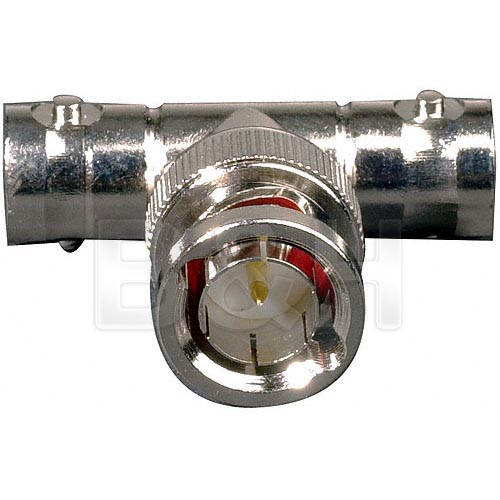 Comprehensive BT 75 Ohm Male BNC to Two BNC Female T-Adapter
