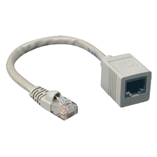 Comprehensive 8" (20.32 cm) CAT5E Cross Over Male/Female Cable