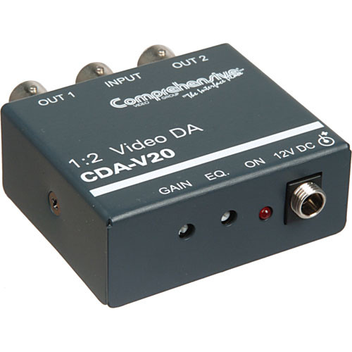 Comprehensive CDA-V20 1x2 Composite Video Distribution Amplifier