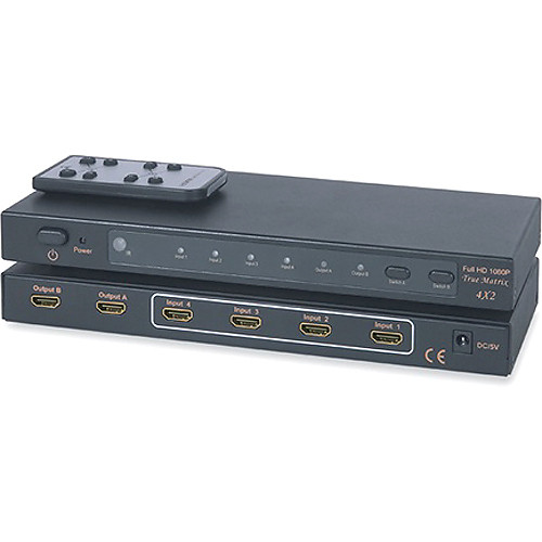 Comprehensive HDMI 4x2 Digital Switcher