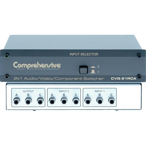 Comprehensive VS-21 2x1 High Resolution Audio/Video/Component Switcher