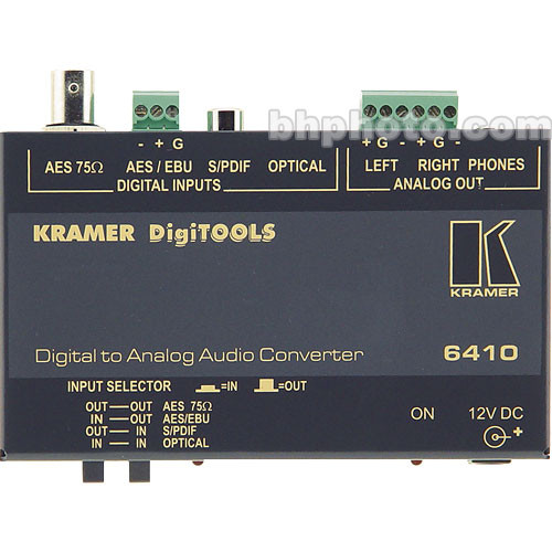 Comprehensive / Kramer 6410 Digital to Analog Audio Converter