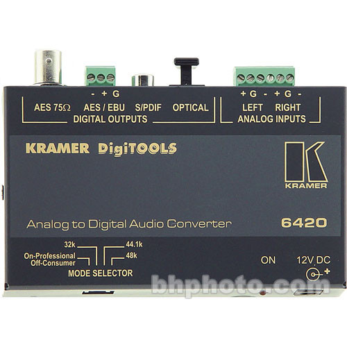Comprehensive / Kramer 6420 Analog to Digital Audio Converter