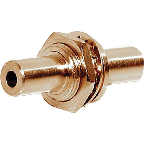 Comprehensive MJS-BLCM Stereo 3.5mm Female Jack to Jack Chassis Mount Gold Connector