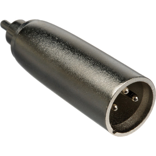 Comprehensive PP-XLRP Male RCA to Male XLR Adapter