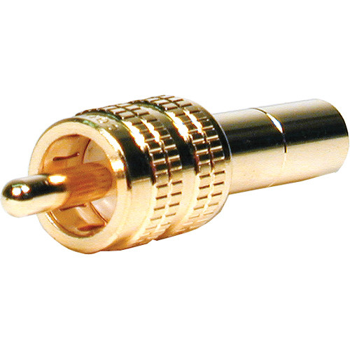 Comprehensive Premium True 75 Ohm RCA Plug, Solder Type for Stranded RG-59U