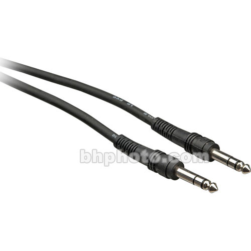 Comprehensive 1/4" Phone Male TRS to 1/4" Phone Male TRS Stereo Cable - 1.5'