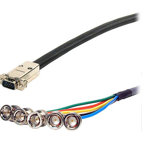 Comprehensive 100' (30.5 m) UHR HD15 Plug to 5BNC VGA Cable